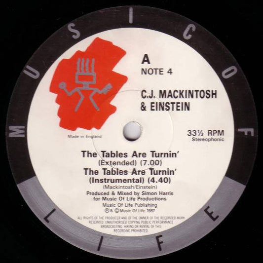 C.J. Mackintosh* & Einstein (2) - The Tables Are Turnin' (12")