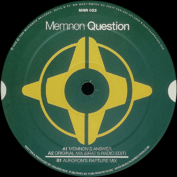 Memnon - Question (12", Sti)