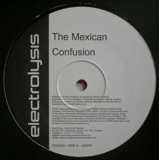 The Mexican & Mike Synthetic - Curse / Confusion (12")