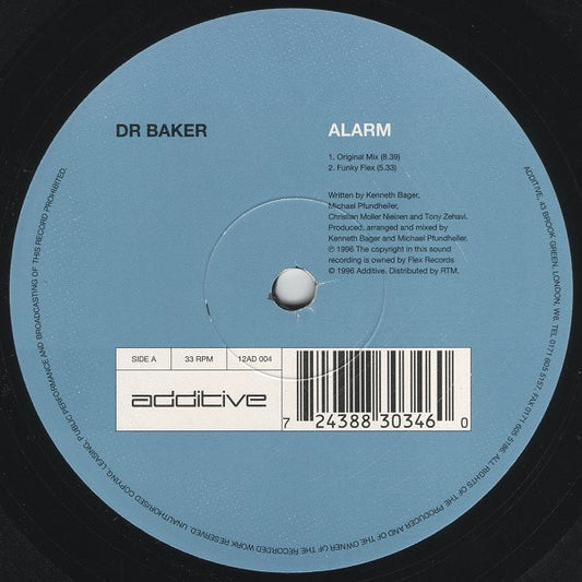 Dr Baker* - Alarm (12")