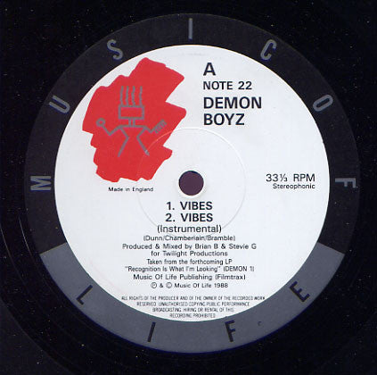 Demon Boyz - Vibes (12")