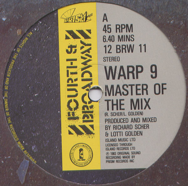 Warp 9 - Master Of The Mix (12")