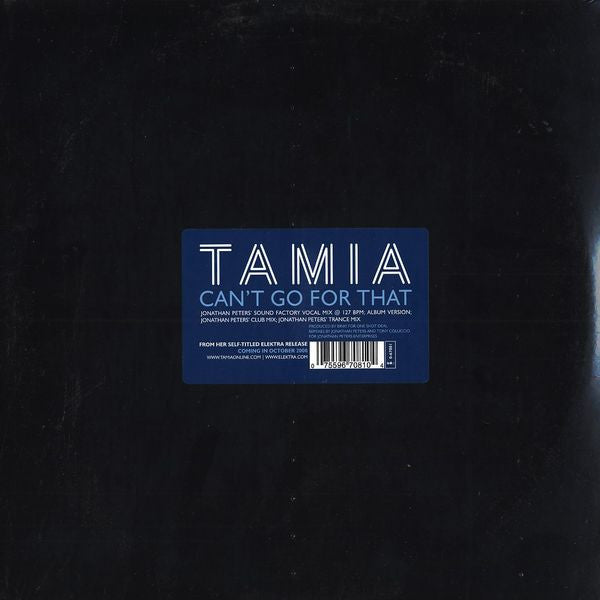 Tamia - Can't Go For That (12")