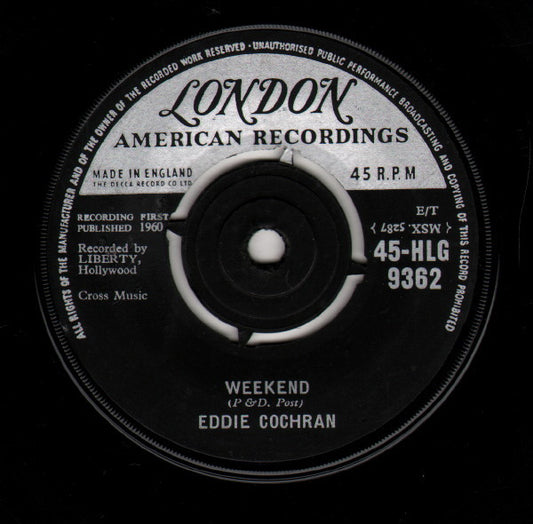 Eddie Cochran - Weekend (7", Single)