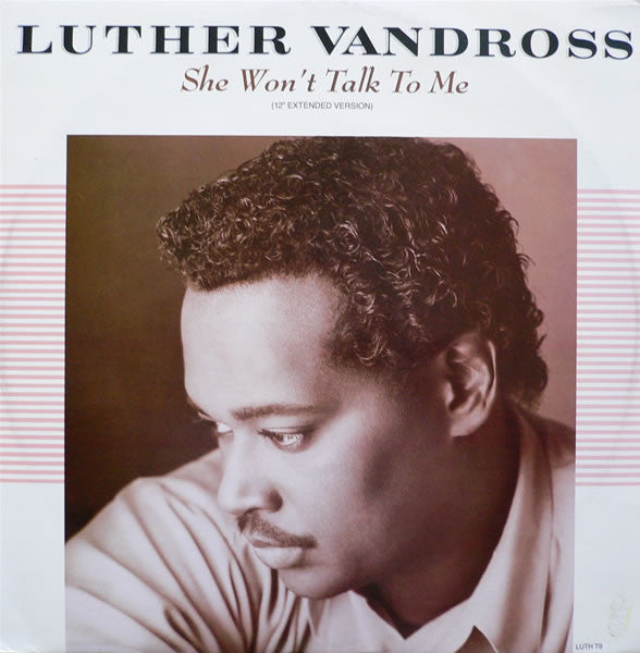Luther Vandross - She Won't Talk To Me (12", Single)