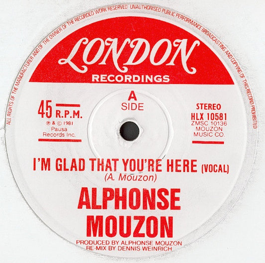 Alphonse Mouzon - I'm Glad That You're Here (12")