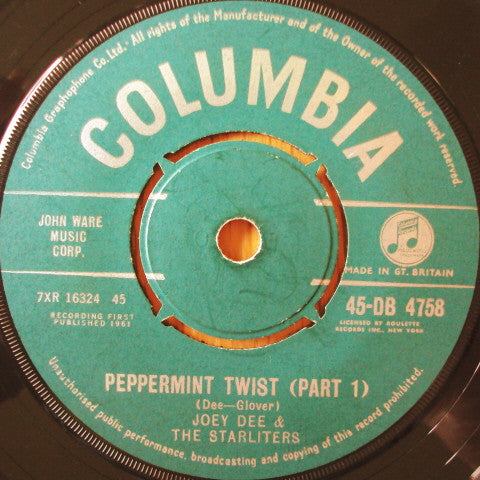 Joey Dee & The Starliters - Peppermint Twist (7")