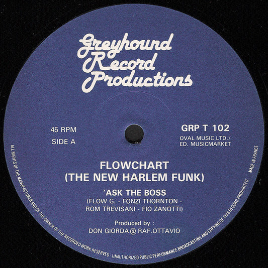 Flowchart (The New Harlem Funk)* - Ask The Boss (12")