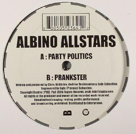 Albino Allstars - Party Politics / Prankster (12")