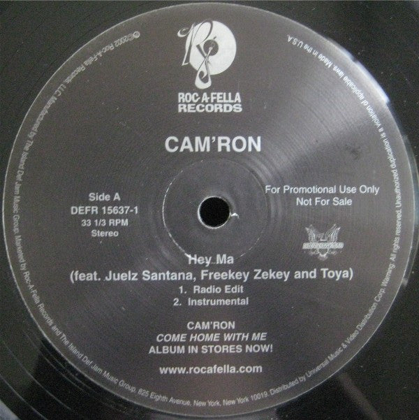 Cam'ron - Hey Ma / Boy Boy (12", Promo)