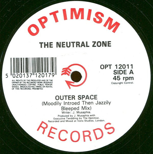 The Neutral Zone - Outer Space (12")