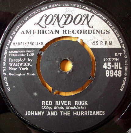 Johnny And The Hurricanes - Red River Rock (7", Single, 4-P)