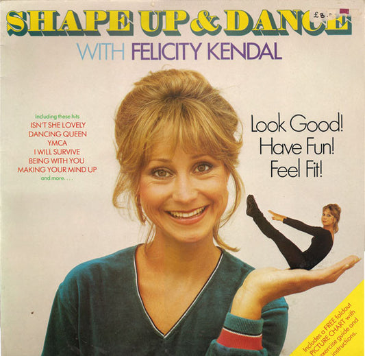 Felicity Kendal - Shape Up And Dance With Felicity Kendal (LP, Yel)