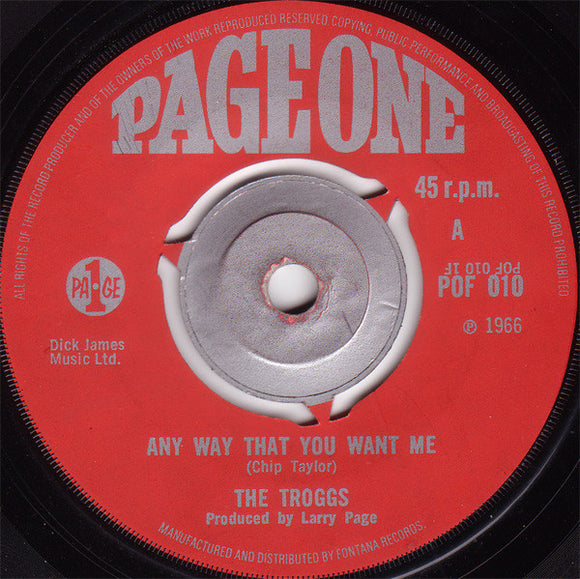 The Troggs - Any Way That You Want Me (7
