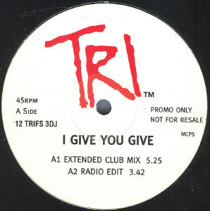 Five Star - I Give You Give (12", Promo)