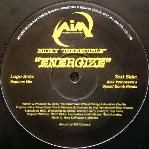 Ricky "Inkredible" - Energize (12")