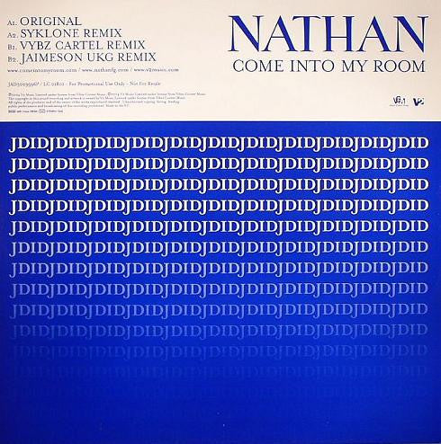 Nathan - Come Into My Room (12", Promo)