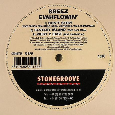 Breez Evahflowin' - Don't Stop! (12")