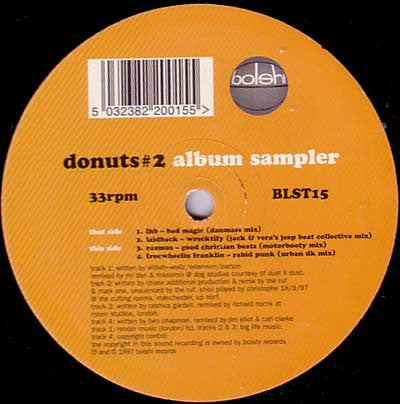 Various - Donuts #2 Album Sampler (12", Smplr)