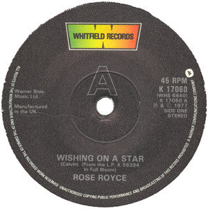 Rose Royce - Wishing On A Star (7", Single, Pap)