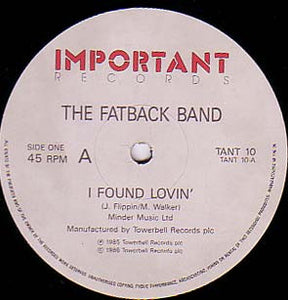 The Fatback Band - I Found Lovin' / Is This The Future? / Spanish Hustle (12", RE)
