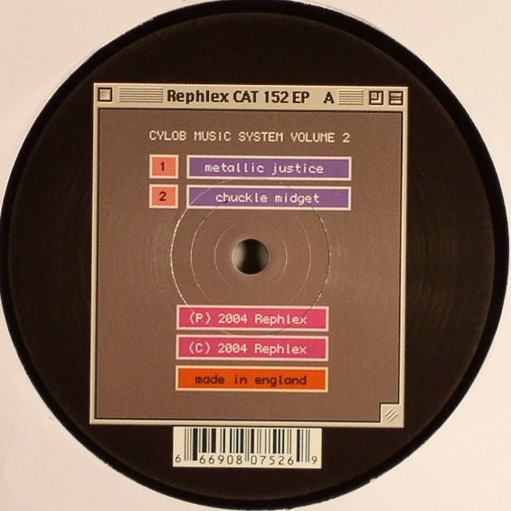 Cylob - Cylob Music System Volume 2 (12", EP)