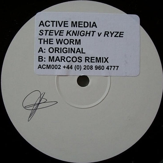 Steve Knight v Ryze - The Worm (12", W/Lbl)
