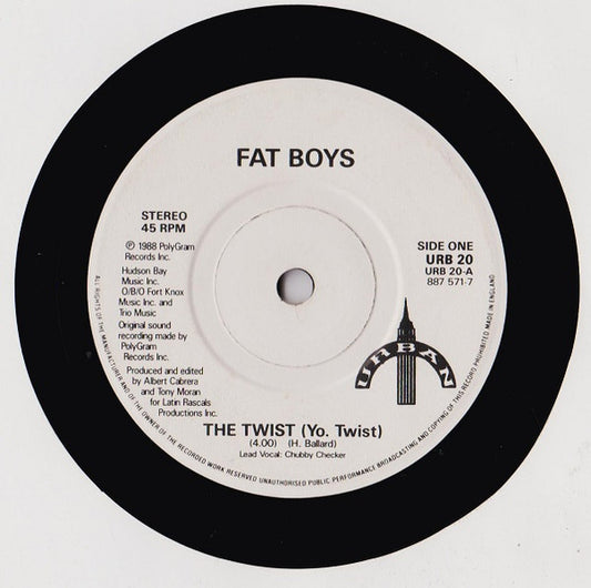 Fat Boys - The Twist (7", Whi)