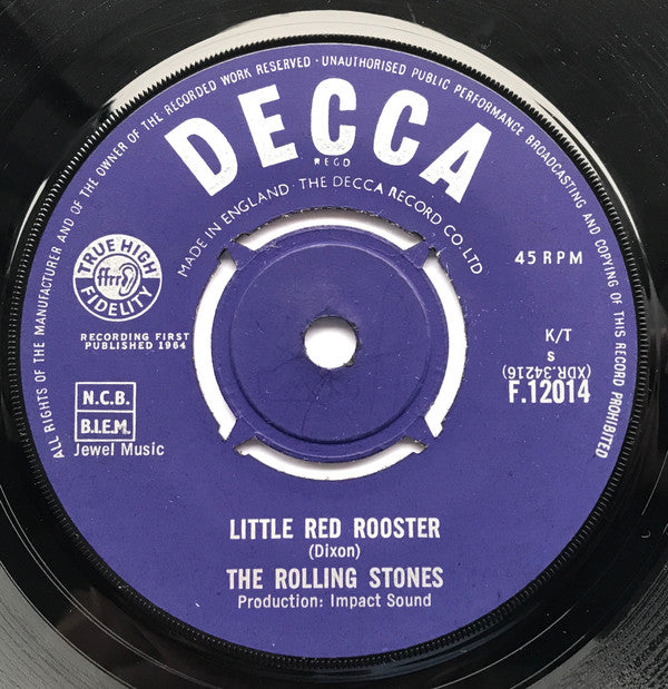 The Rolling Stones - Little Red Rooster  (7", Single)