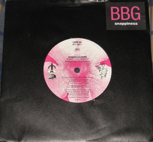 BBG - Snappiness (7", Single, Pap)