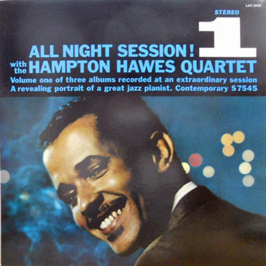 The Hampton Hawes Quartet* - All Night Session, Vol. 1 (LP, Album, RE, RM)