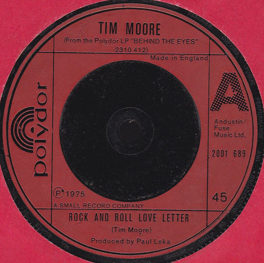 Tim Moore - Rock And Roll Love Letter (7", Single)