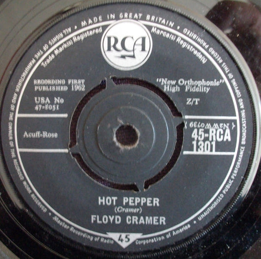 Floyd Cramer - Hot Pepper / For Those That Cry (7", Single)