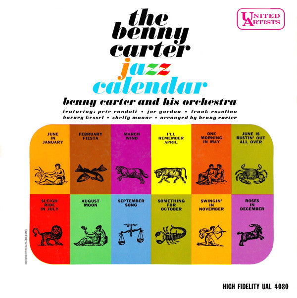 Benny Carter - The Benny Carter Jazz Calendar (LP, Album, RE)
