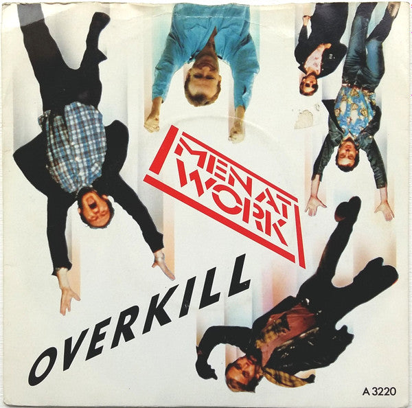 Men At Work - Overkill (7", Single, Blu)