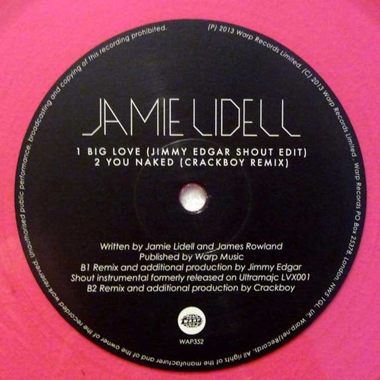 Jamie Lidell - Big Love Remixes (12", Pin)