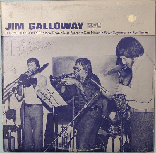 Jim Galloway, The Metro Stompers - Jim Galloway / The Metro Stompers (LP, Album)