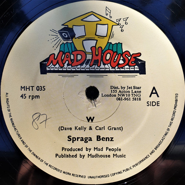 Spragga Benz / Madhouse Crew - W (12")