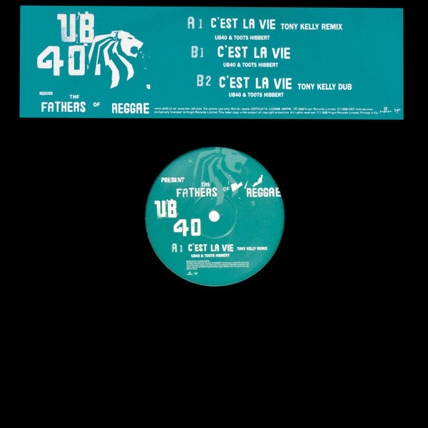 UB40 & Toots Hibbert - C'est La Vie (12", Promo)