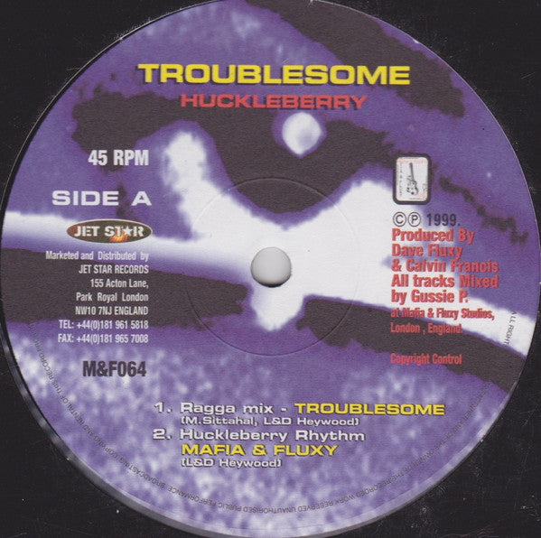 Troublesome - Huckleberry (12")