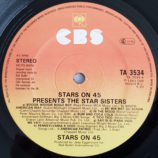 Stars On 45 - Stars On 45 Presents The Star Sisters (12")