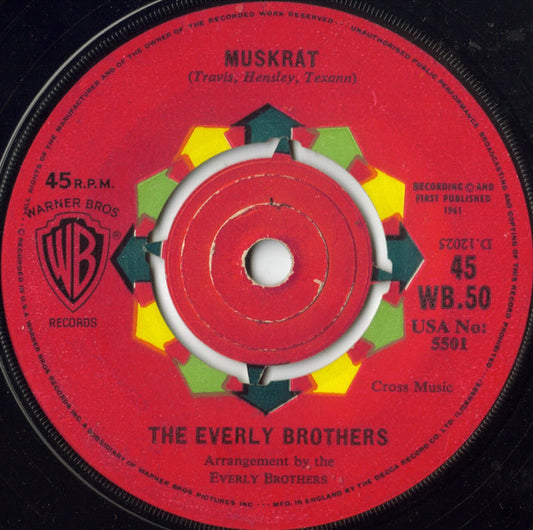 The Everly Brothers* - Muskrat (7", Single)