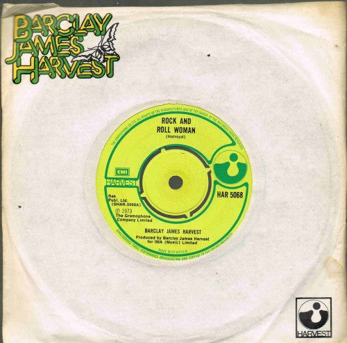 Barclay James Harvest - Rock And Roll Woman (7", Single)