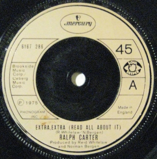 Ralph Carter - Extra, Extra (Read All About It) (7", Single)