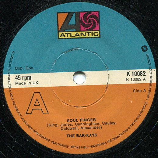 The Bar-Kays* - Soul Finger / Knucklehead (7", RE, Sol)