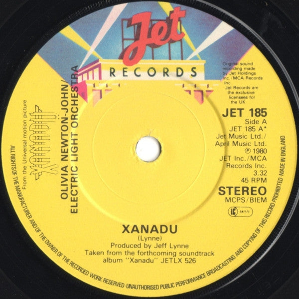 Olivia Newton-John / Electric Light Orchestra - Xanadu (7", Single, Com)