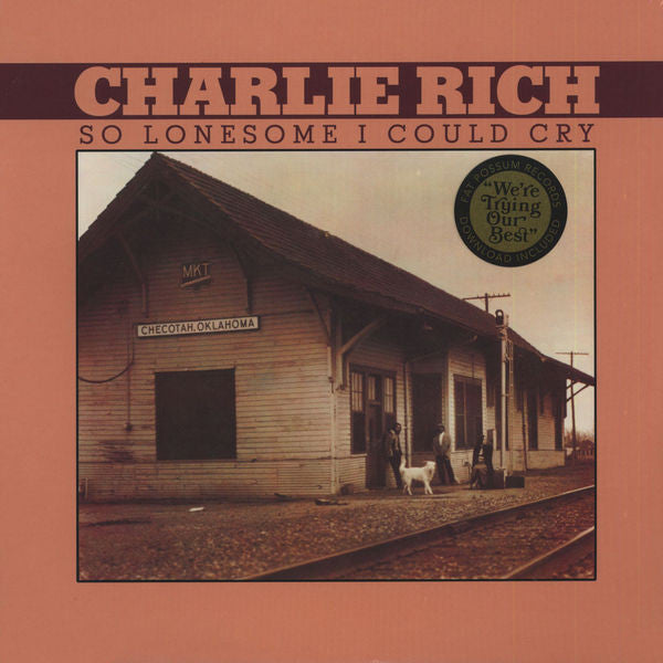 Charlie Rich - So Lonesome I Could Cry (LP, RE)
