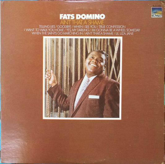 Fats Domino - Ain't That A Shame (LP, Comp, Ele)