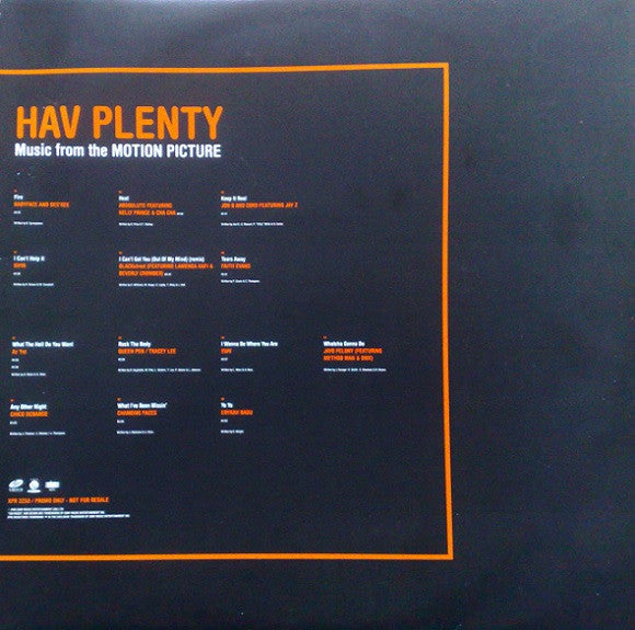 Various - Hav Plenty - Music From The Motion Picture (2xLP, Comp, Promo)