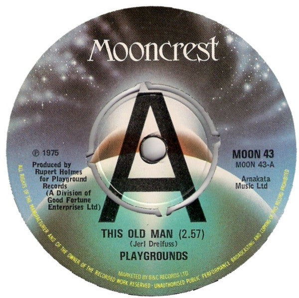 Playgrounds - This Old Man (7", Single, Promo)
